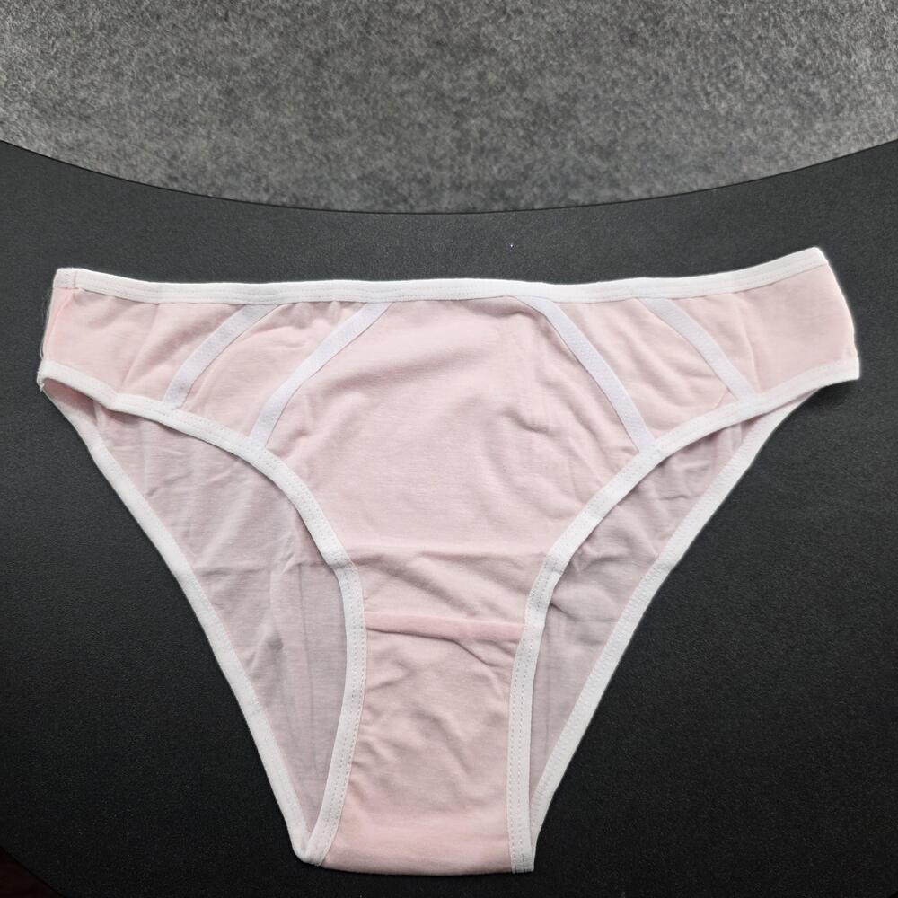 Knotty Knickers Panties Womens L Pink Bikini Breathable Lightweight Stretch
